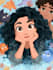 make a disney cartoon illustration