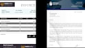 design professional invoices, receipt, custom letterhead with editable file