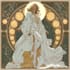 create illustrations in art nouveau style