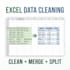 clean, merge, split excel data