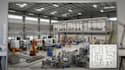 create 3d warehouse design, 3d factory modelling, warehouse 3d views and render