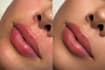 professionally retouch eyes, lips, brows and lashes