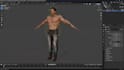 fix rigging weight painting bone deformation issues and retopologize 3d model