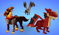 create custom 3d minecraft mobs blockbench 3d model, bosses, textures, animation