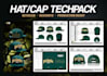 design cap hat and headwear tech pack for manufacturing