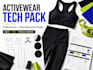 activewear tech pack sportswear tech pack fashion tech pack clothing design