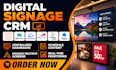 setup digital signage yodeck optisigns screencloud novisign displai play box CRM