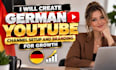 create german youtube channel setup and  branding for growth