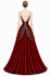 create a elegant luxury evening gown