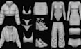 make 3d clothing models, streetwear garments,