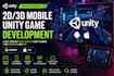 unity 2d or 3d mobile game for android and ios