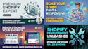 design a modern shopify store website for your brand