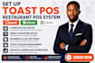 set up toast pos restaurant pos system clover square pos
