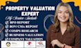 write your bpo report, cma, arv and comps professionally