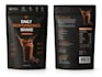 create premium stand up pouch packaging design and 3d mockup