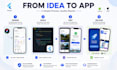 develop a flutter app for android and ios