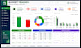 design excel google sheets budget tracker financial dashboard and automation