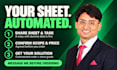 automate google sheets with apps script, dashboards and API integration
