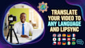 translate your video, lip sync and voice dubbing