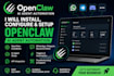 install and configure openclaw ai agent automation