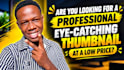 design an eye catching youtube thumbnail