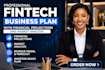 write a solid fintech business plan with startup costs and revenue plan