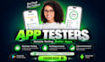 test mobile app and qa review, website review, and android app user experience