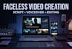 create and manage faceless youtube automation videos