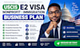 write a uscis e2 nonprofit  immigration or visa business plan