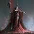 horror vampire lord queen character desing