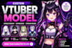 design and rig high quality live 2d vtuber model, 2d vtuber model, vtuber model