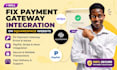 fix payment gateway payment integration squarespace website paypal integration