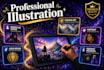 do professional digital illustration book