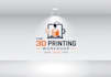 design a unique 3d printing training business logo that stands out