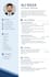 create a modern professional resume and CV design