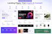 design modern landing page