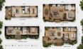 design attractive tiny house , cabin house , container house ,frame house now