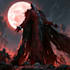 do fantasy horror vampire character art