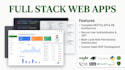 build a HTML CSS site, custom spa web app, saas dashboard, or full stack website