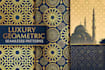 design luxury islamic geometric seamless vector patterns