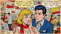 draw a retro pop art roy lichtenstein style