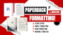 do paperback formatting manuscript formatting non fiction kdp ebook formatting