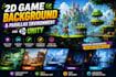 create 2d game background and parallax environment for unity