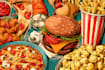 food pop art illustrations
