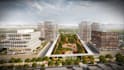 design residential township masterplan housing development 3d site plan render