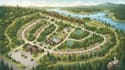design campground map, rv park layouts, campsite map and site plan