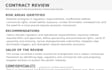 review and analyze your commercial contract
