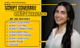 provide professional script coverage and screenplay analysis