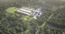 design 3d site masterplan large scale render aerial architectural visualization