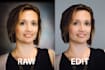 retouch portraits in a natural style